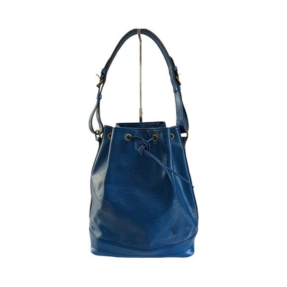 Authentic Louis Vuitton Blue Epi Noé Bucket Bag Made in France With Dust Bag - Picture 2 of 16